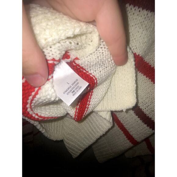 NWT Francescas Striped Colorblock Knit Sweater Size Large - Picture 6 of 6